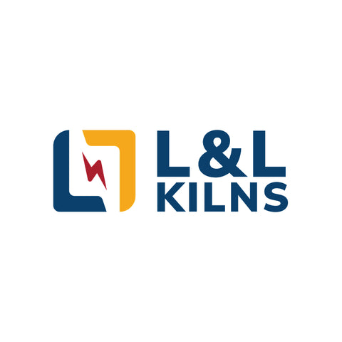 L&L Kilns logo, specializing in pottery kilns and ceramic supplies with a focus on efficient firing solutions.