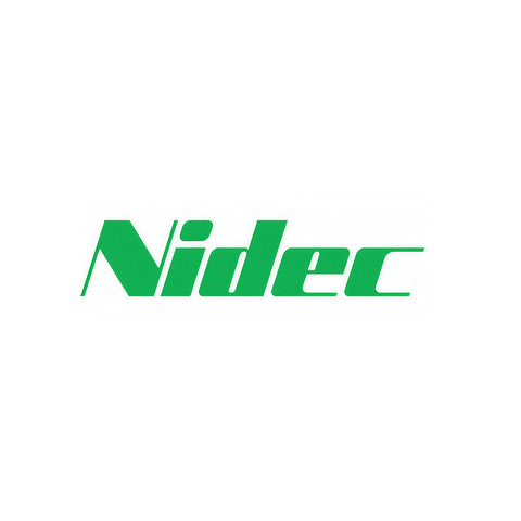 Nidec logo in green color, representing a leading manufacturer of electric motors and related technology.