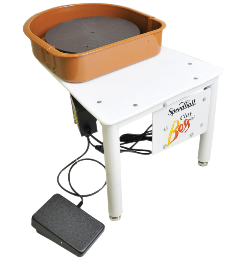 Clay Boss Pottery Wheel with Splash Pan by Speedball