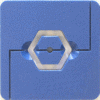 2" Hollow Hexagon