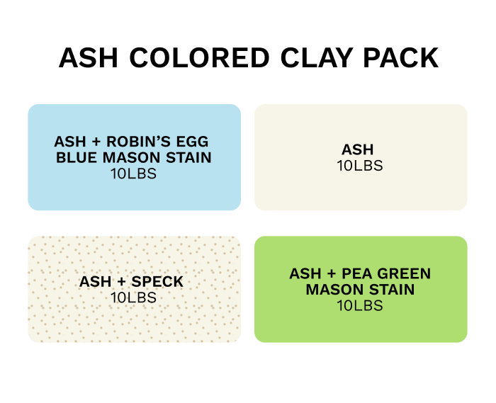 Ash Colored Clay Pack