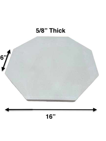 15 x 16 x 5/8 Octagon CoreLite Kiln Shelf