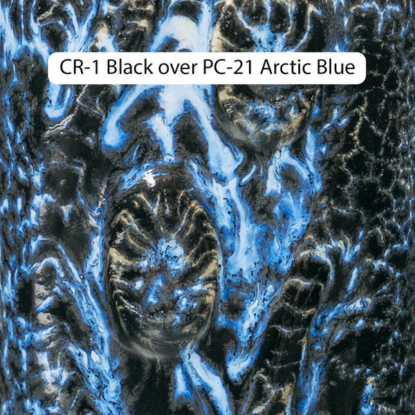 CR-1 Black Crawls Glaze by Amaco