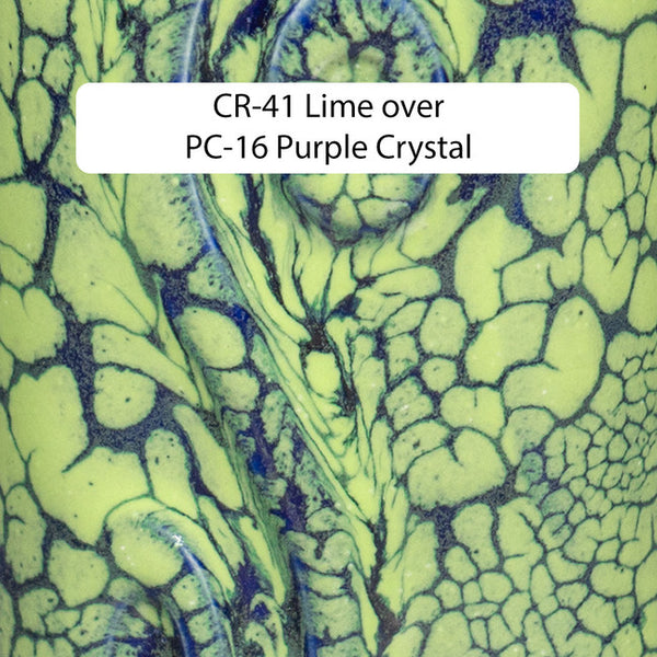 CR-41 Lime Crawls Glaze by Amaco