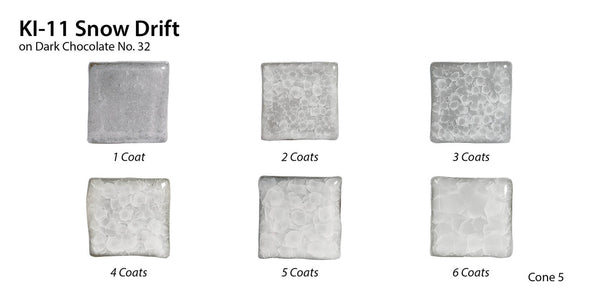KI-11 Snow Drift Kiln Ice Glaze by Amaco