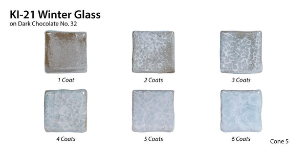 KI-21 Winter Glass Kiln Ice Glaze by Amaco