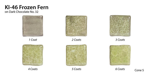 KI-46 Frozen Fern Kiln Ice Glaze by Amaco