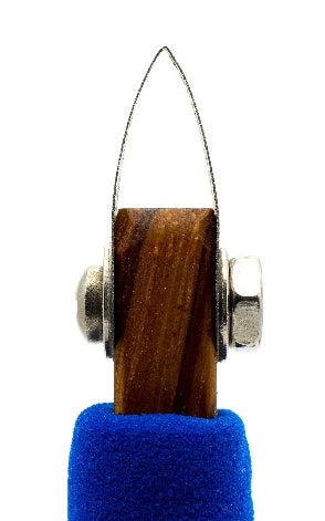 P12 Straight V Tip Carving Tool - Striped Wood