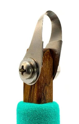 P2 Curved U Tip 6 mm Carving Tool - Striped wood