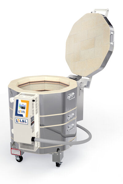 L&L e23M-3, 240 Volt, 1 Phase Pottery Kiln with Genesis Touchscreen (Slight Cosmetic Damage)