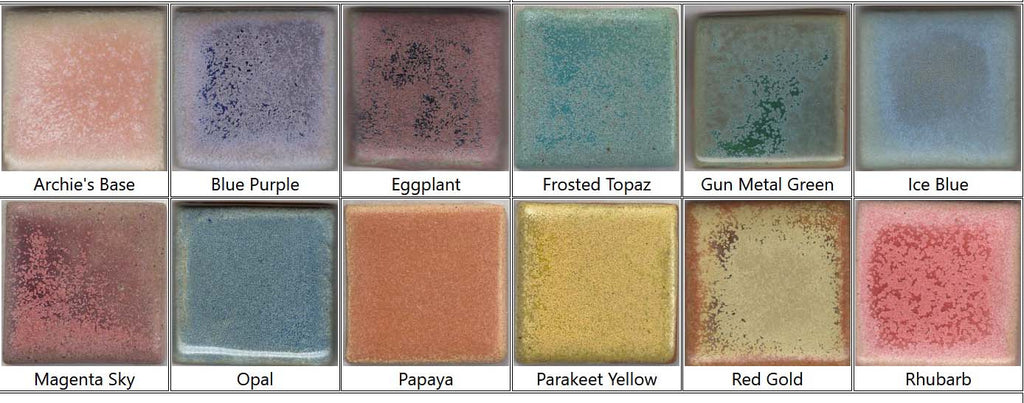 Archie's Glaze Sample Set, 4oz
