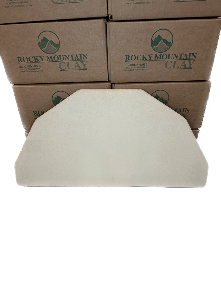 12 Sided 13" x 26" x 5/8" Half Kiln Shelf Rocky Mountain Clay Store